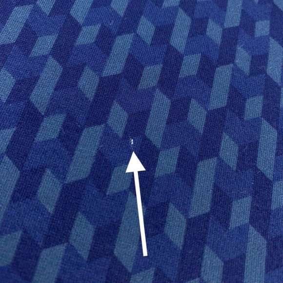 Betabrand Womens Bootcut Pants Blue Chevron S New - Picture 12 of 12